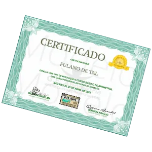 Certificado reconhecido pela ABRATH